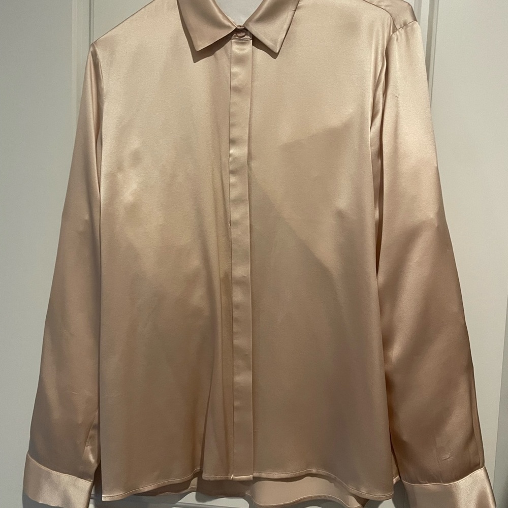 Silk Blush Blouse